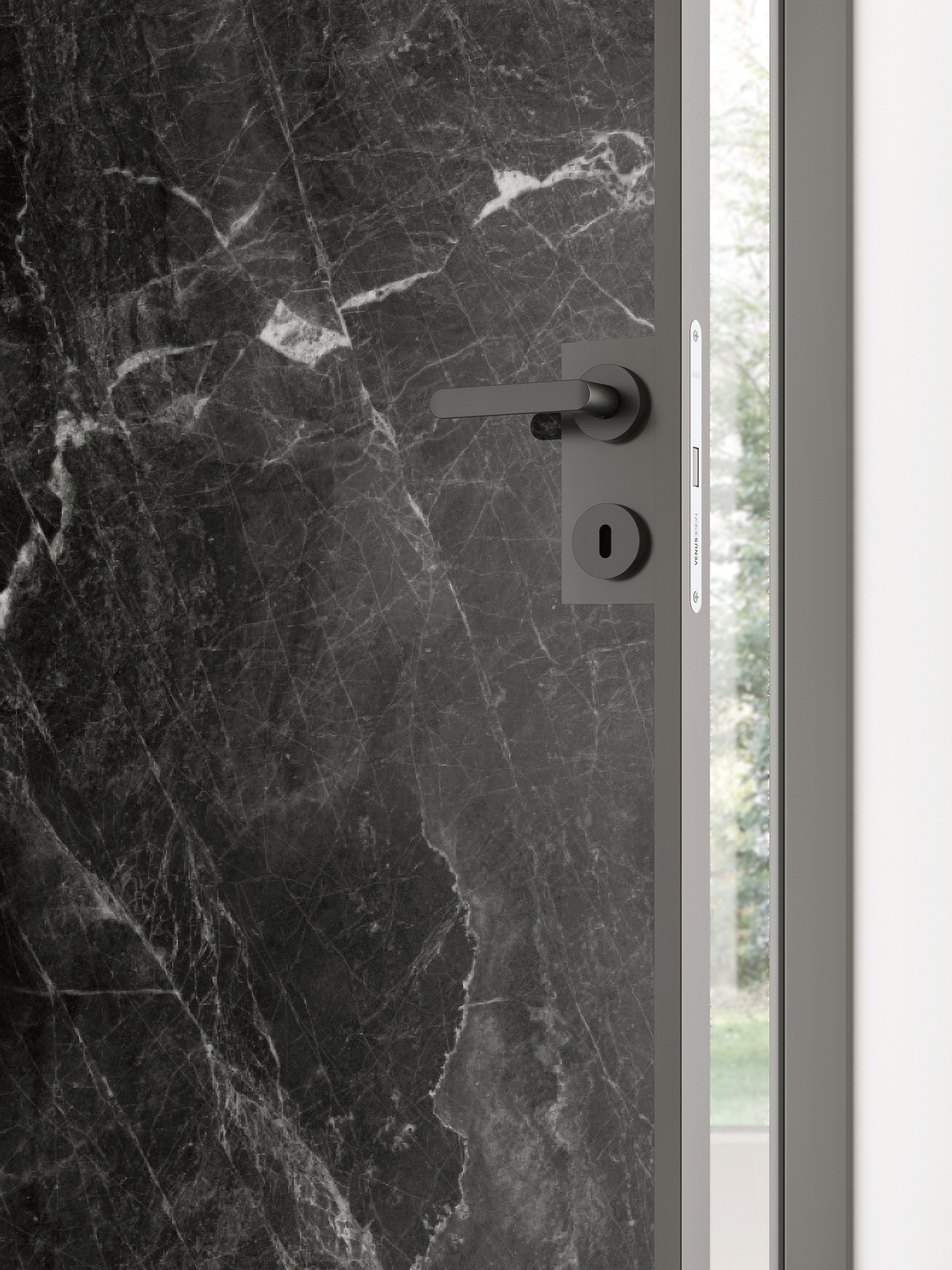 Skyline-particolare-porta-in-alluminio-e-vetro-marmo