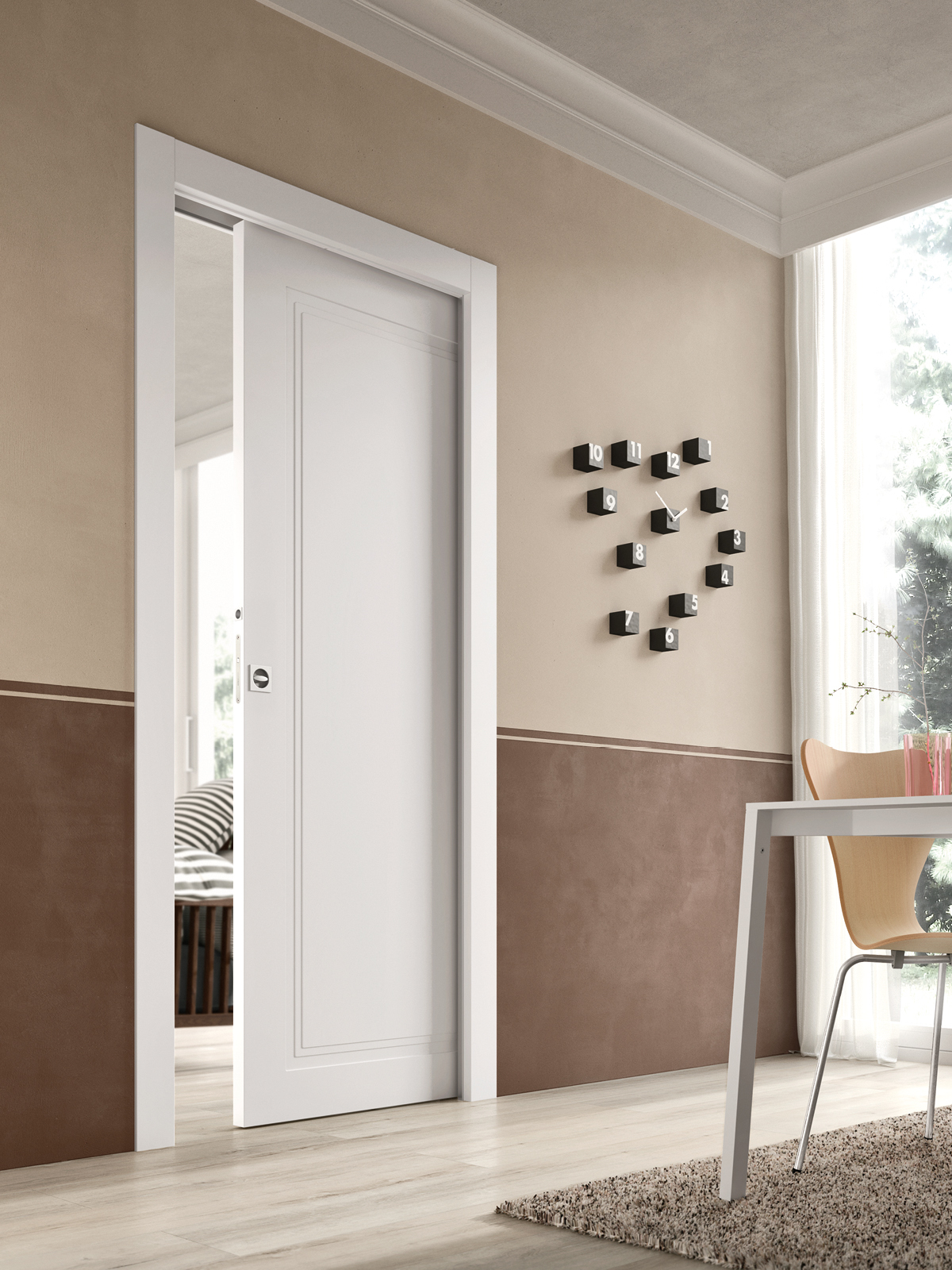 Porta in stile inglese Regent scorrevole interna