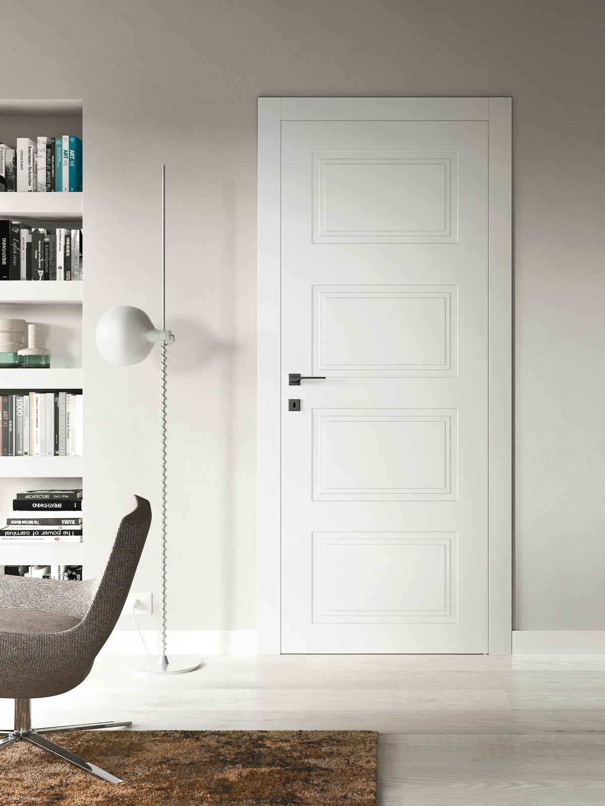 Porte interne classiche con 4 bugne