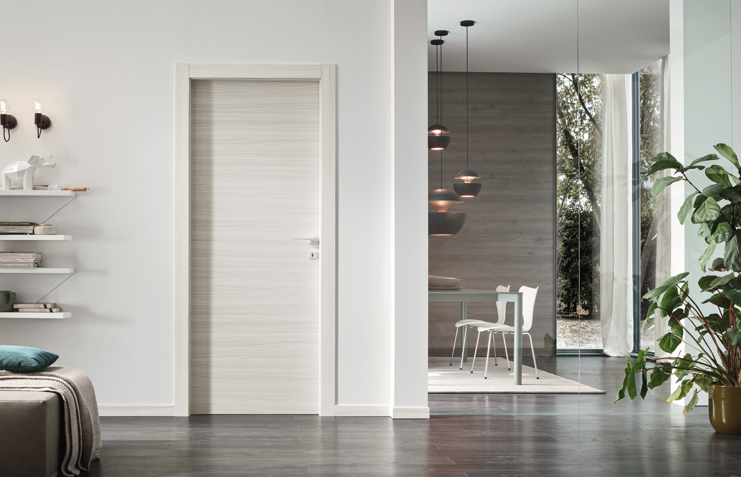 Porte da interno classiche in Palissandro